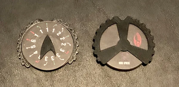 Movement Dial holder for Star Trek Attack Wing