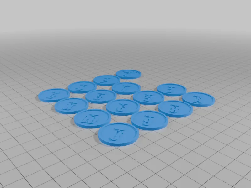 Dead Man's Hand Initiative Tokens