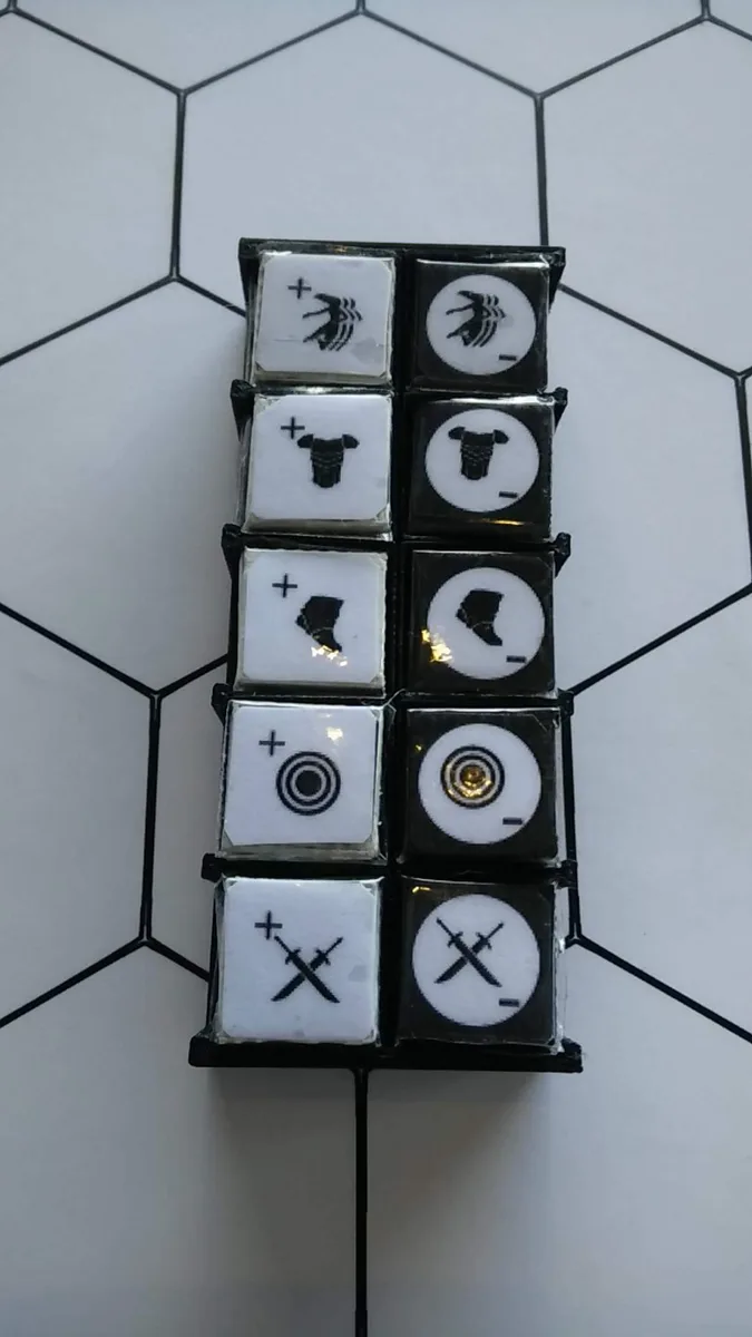 Godtear Boons & Blights Tokens & Holder