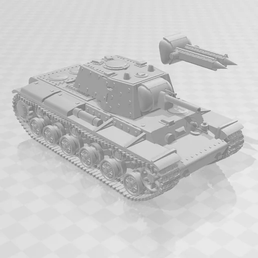 KV-1E and KV-1T "Kleshnya" Heavy Tank for Dust 1947