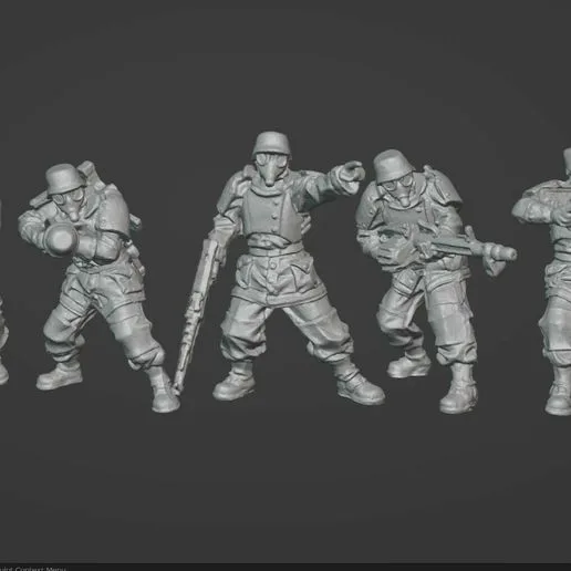 Dust 1947 - Axis - RECON GRENADIERS Proxy (Supported)
