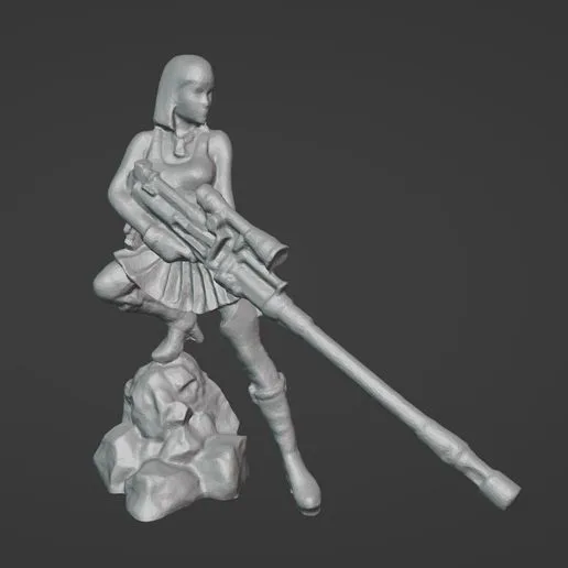 Dust 1947 - Axis - ANGELA WOLF Sniper Proxy (Supported)