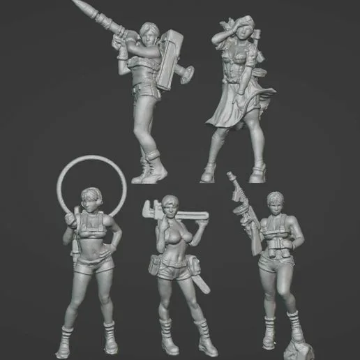 Dust 1947 - Merc - MERCENARY HQ Command Squad Proxy