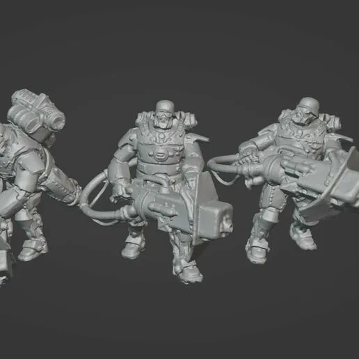 Dust 1947 - Axis - BLUTKREUZ KORPS HEAVY LASER GRENADIER SQUAD Proxy