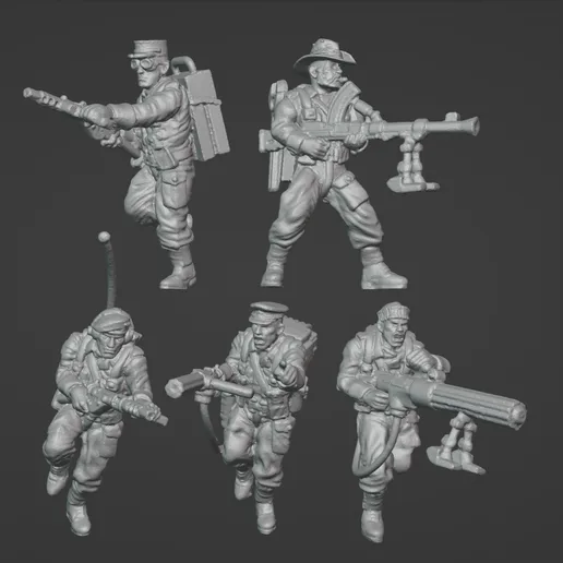 Dust 1947 - Allies - DESERT SCORPIONs Commend SQUAD Proxy