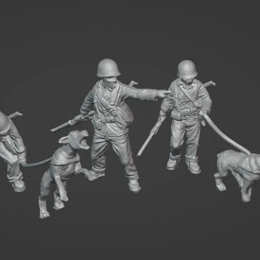 Dust 1947 - Allies - USMC WAR DOG RECON SQUAD Proxy