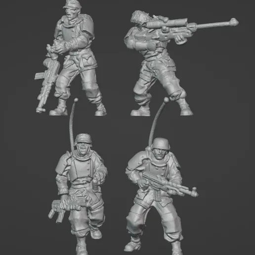Dust 1947 - Axis - WEHRMACHT STURMGRENADIER SPECIALISTS Squads Proxy