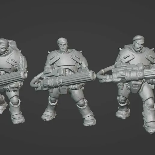 Dust 1947 - Allies - Heavy Commando Battle Squad Proxy (Supported)