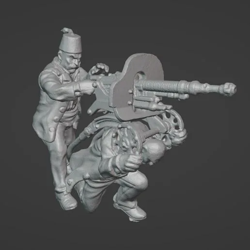Dust 1947 - Mythos - Cultist Heavy Machinegun Proxy (Supported)