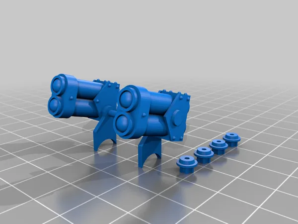 Rocket launcher for KV-47 walkers from Dust 1947 game