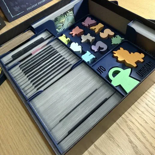 Twisted Cryptids Boardgame Insert - SLEEVED CARDS