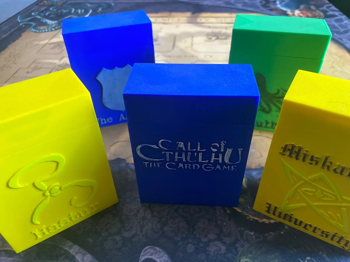 Call of Cthulhu the Card Game Deck Boxes