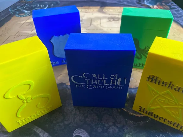 Call of Cthulhu the Card Game Deck Boxes
