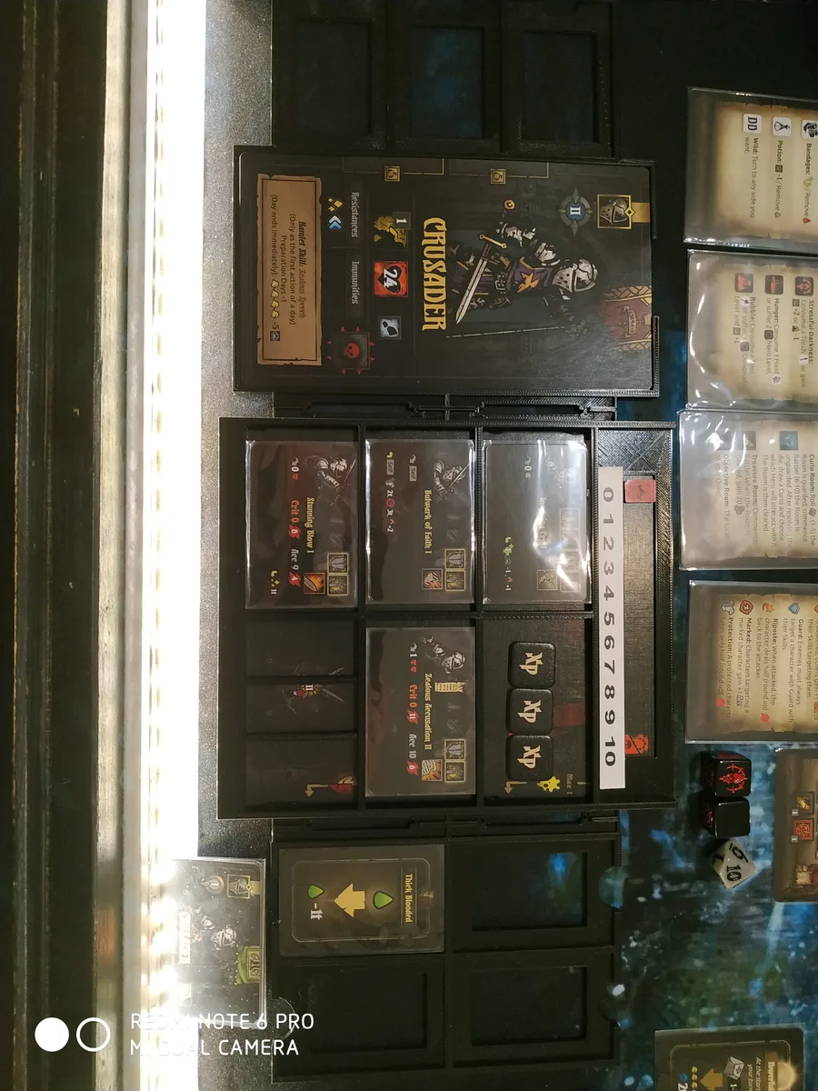 Darkest Dungeon Boardgame Character Board