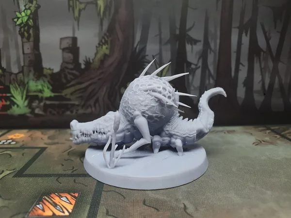 Crocodilian - Darkest Dungeon Board Game miniature