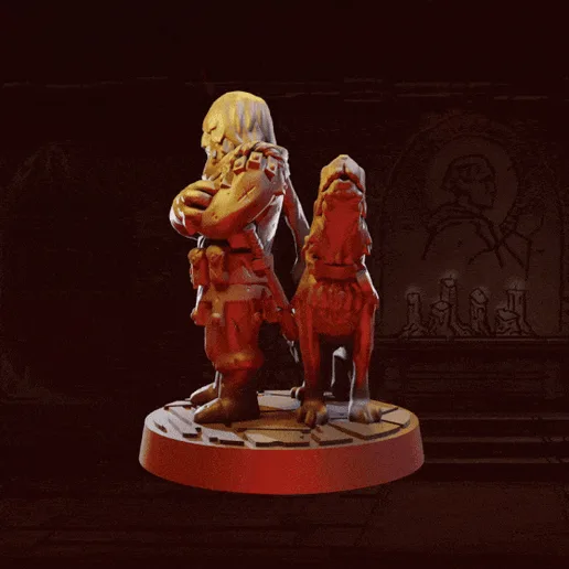 The Houndmaster - Expansion Pack - Darkest Dungeon Inspired Hero for Tabletop Gaming