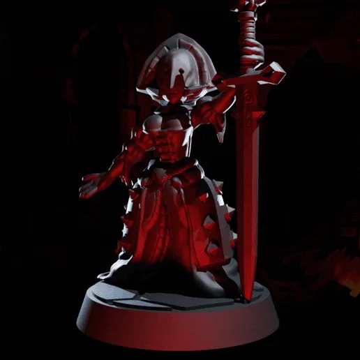 The Duchess - Pose 01 - Darkest Dungeon Inspired Hero for the Boardgame