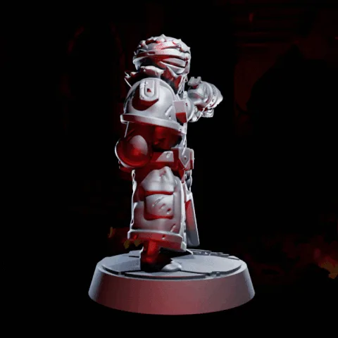 THE DREDGE - POSE 01 - DARKEST DUNGEON INSPIRED HERO FOR THE BOARDGAME