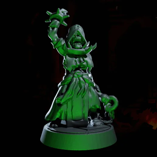 The Exanimate - Pose 01 - Darkest Dungeon Inspired Hero for the Boardgame
