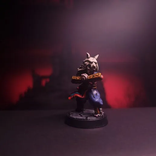 The Monk - Pose 01 - Darkest Dungeon Inspired Hero for the Boardgame