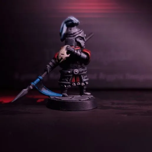 The Cataphract - Pose 01 - Spear - Darkest Dungeon Inspired Hero for the Boardgame