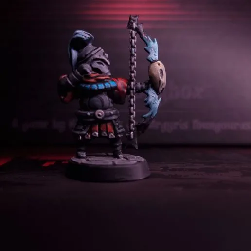 The Cataphract - Pose 02 - Bow - Darkest Dungeon Inspired Hero for the Boardgame