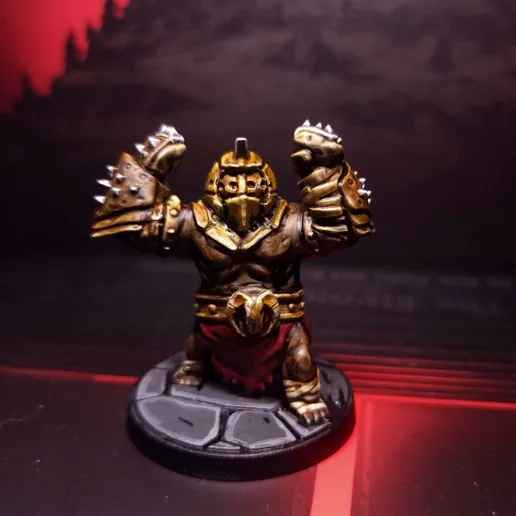 The Thrall - Pose 02 - Darkest Dungeon Inspired Hero for the Boardgame