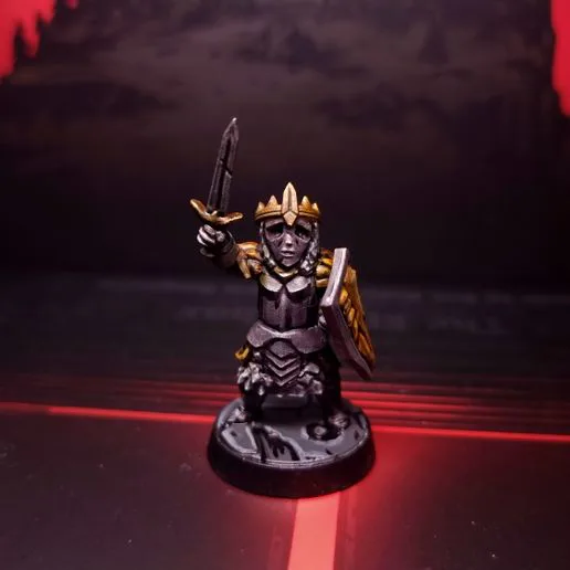 The Seraph - Pose 01 - Darkest Dungeon Inspired Hero for the Boardgame