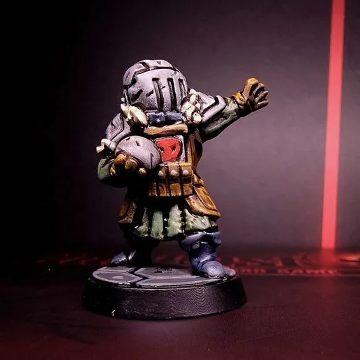 The Bombard - Pose 01 - Darkest Dungeon Inspired Hero for the Boardgame