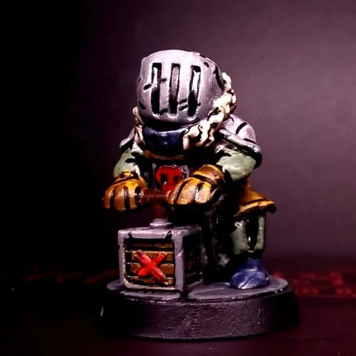 The Bombard - Pose 02 - Darkest Dungeon Inspired Hero for the Boardgame