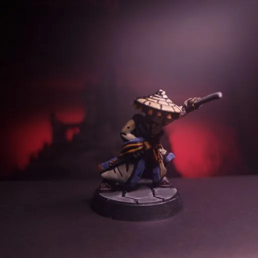 The Wanderer - Pose 01 - Darkest Dungeon Inspired Hero for the Boardgame