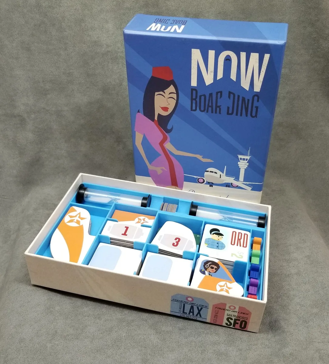 Gate 53 - Now Boarding board game insert