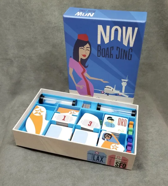 Gate 53 - Now Boarding board game insert