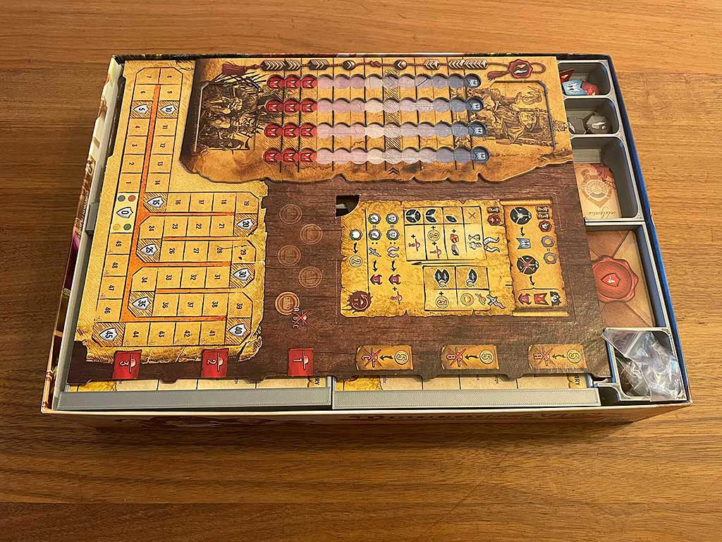 Deal with the Devil - board game insert