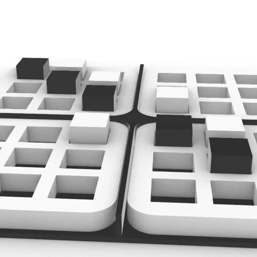 Pentago board game