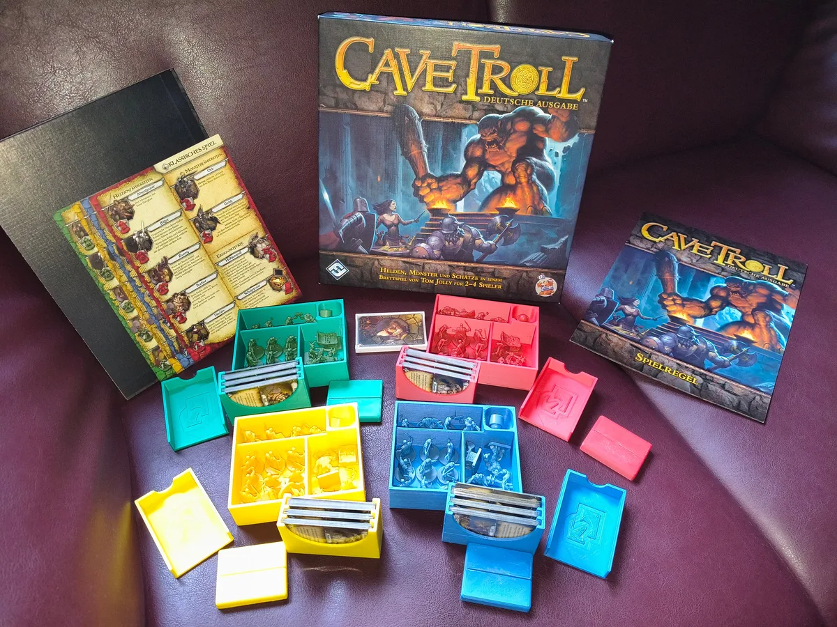 Cave Troll Board Game Organizer