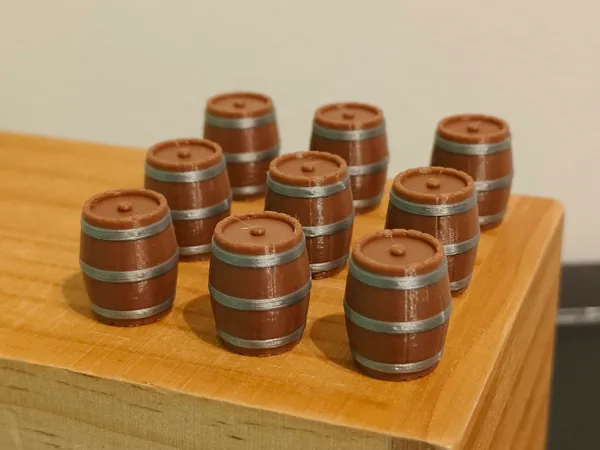 Wooden Barrel Resource Token
