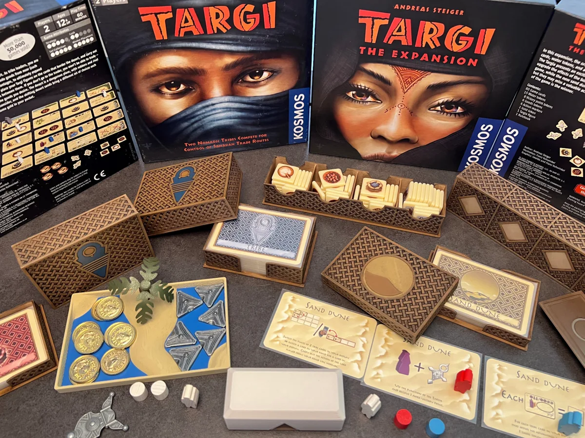 Targi + Expansion board game insert organizer
