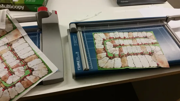 Carcassonne board game + The River + The Abbot mini expansions [replacement set]
