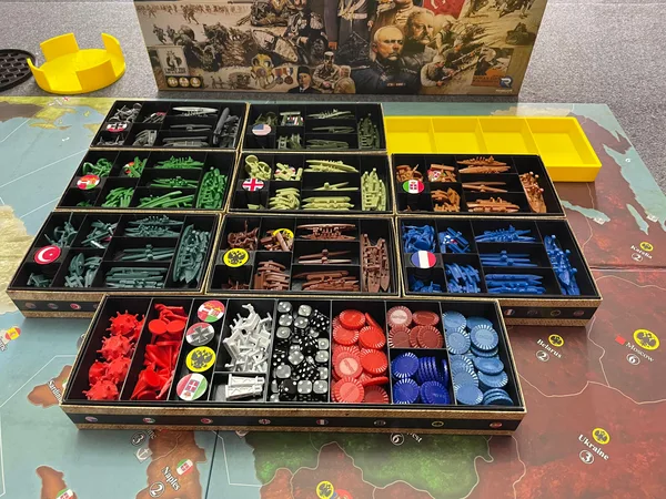 Axis & Allies 1914 trays