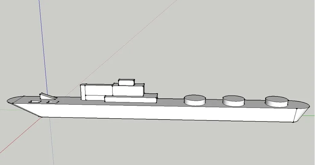 Axis & Allies Transport ship