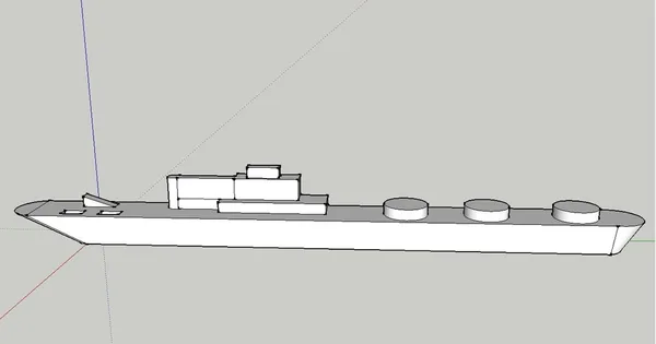 Axis & Allies Transport ship