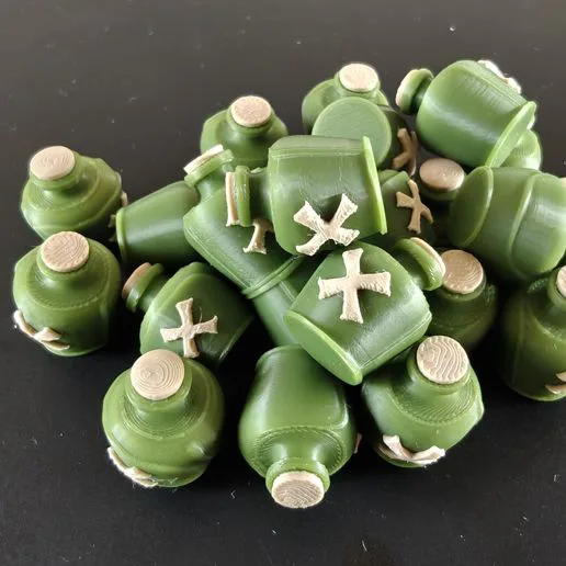 Botles of Rum tokens usable for Dead Men Tales or the like