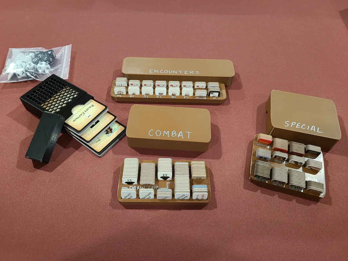 Golden Age of Piracy 1718 Organization Trays