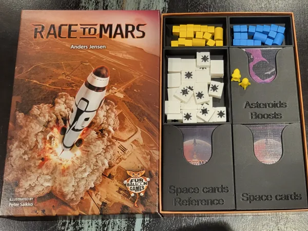 Race to Mars, Inlay and Tokens
