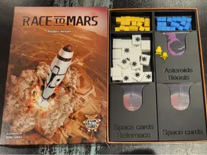 Race to Mars, Inlay and Tokens