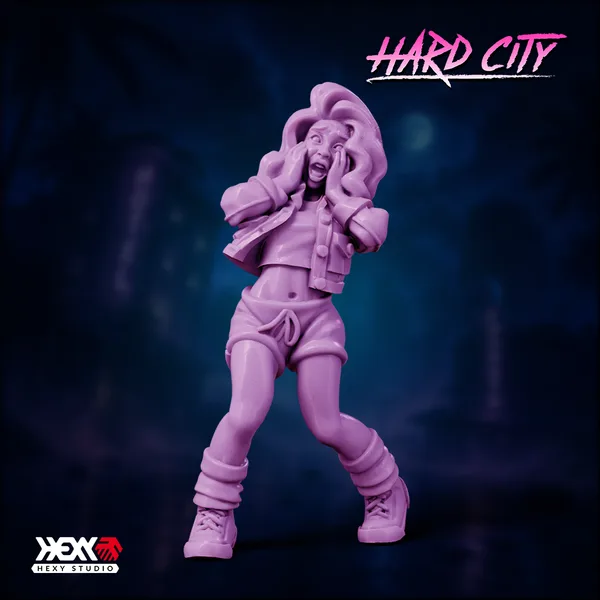 Scared girl - civilian from Hard City