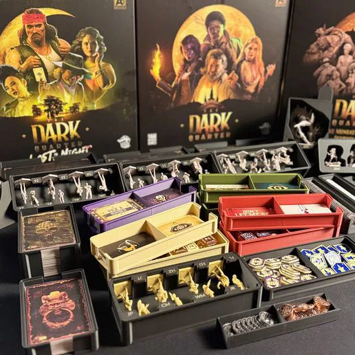 The Dark Quarter Insert | 3D Printable Organizer