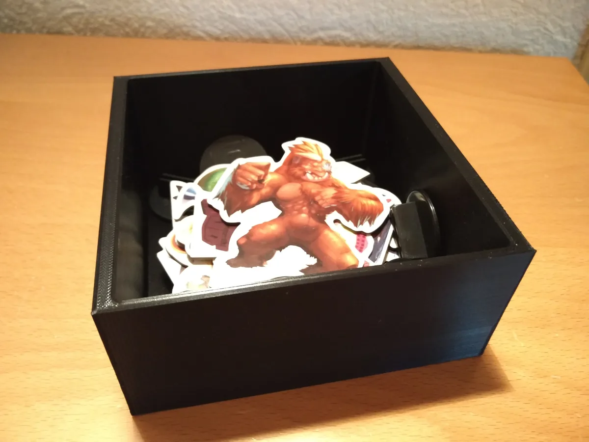 Cardboard Figures (Monster) box - insert for King of Tokyo