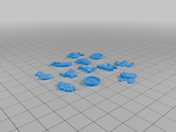 Operation game pieces